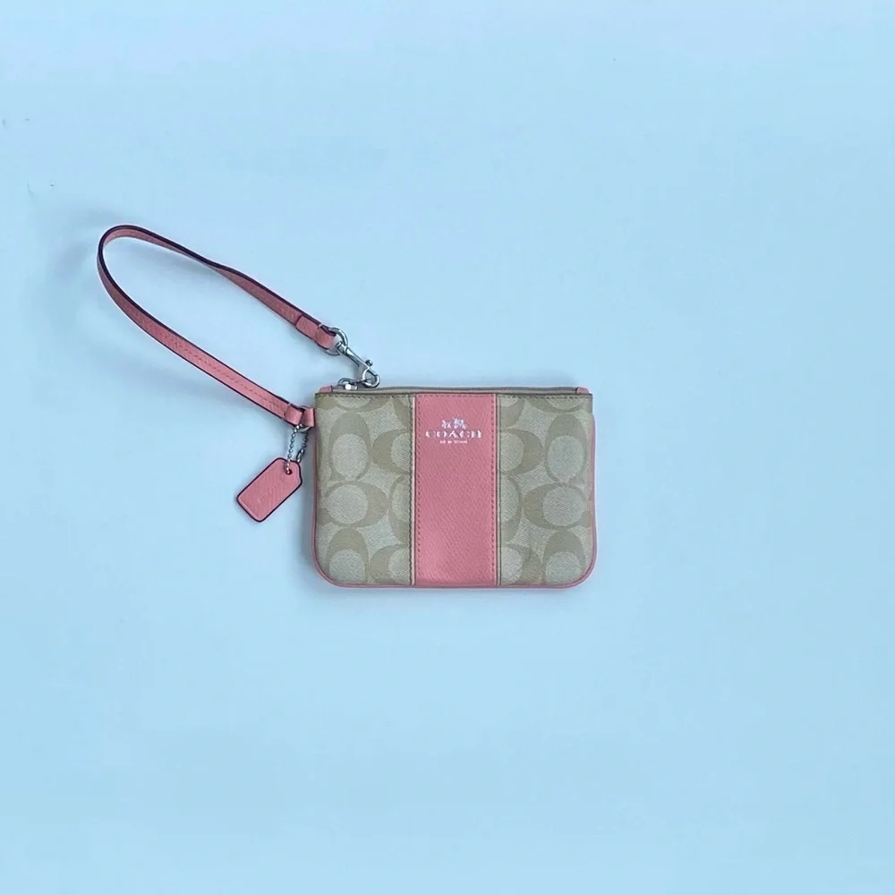 Authentic Coach Monogram Wristlet - Picture 1 of 5